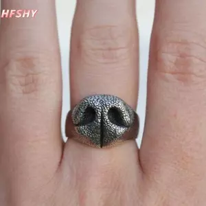 Nhẫn Retro Hình Động Vật, Handmade, Phù Hợp Làm Quà Tặng