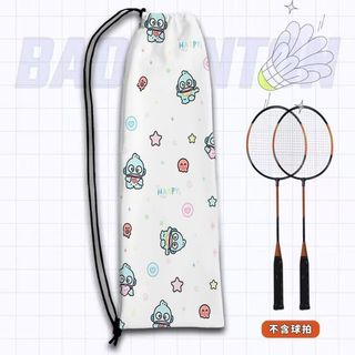 Mới Túi Đựng Vợt Cầu Lông Vải Flanel Hoạt Hình, Dung Tích Lớn, Bảo Quản Tốt