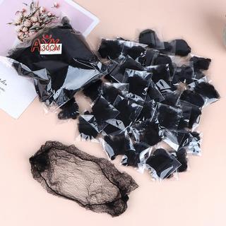 Lưới Tóc Co Giãn 50 Chiếc - Bộ 3 Kích Cỡ 30/50/60cm Cho Búi Tóc Vô Hình MỚI