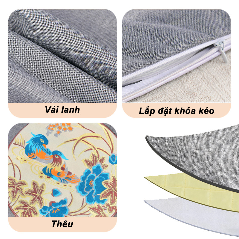 Gối ngải cứu chườm nóng giảm đau cổ vai gáy kê cổ Gối Ngải Cứu Chườm Nóng Giảm Đau Mỏi Cổ Vai Gáy