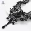 Nhẫn chocker ren hạt đá quý phong cách Gothic gợi cảm, quà tặng đẹp dành cho nữ