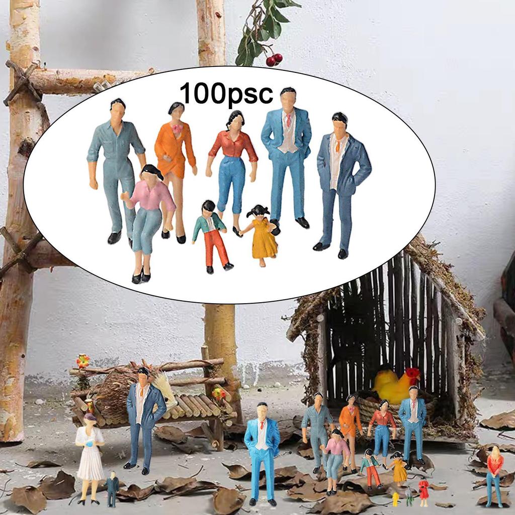 Nhựa Vẽ Tay Nhân Vật Phong Cảnh Cát Bàn Đồ Chơi Mini Người Diorama Trang Trí