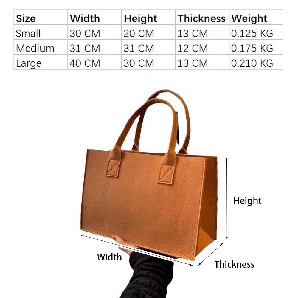 Túi đeo vai nỉ du lịch HEELY 1 chiếc, Túi đeo vai nỉ du lịch S / M / L, Túi xách đeo chéo công suất lớn màu trơn đơn giản dành cho nữ