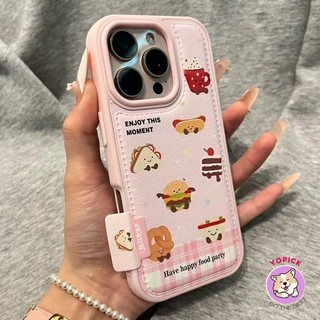 Cute cartoon food phone case for iPhone 17promax 16promax 15 14plus 13 14 XS XR XS MAX anti fall female student cut GBD
