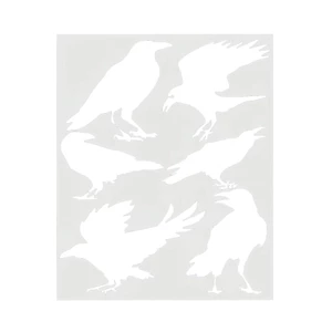 Exhila Nghệ Thuật Ravens Thiết Kế PET Stencil Thuật Ngữ Dài Sử Dụng Trong Các Dự Án Ravens Stenci Dành Cho Nghệ Sĩ Giáo Viên Và Thủ Công Lo