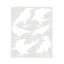 Exhila Nghệ Thuật Ravens Thiết Kế PET Stencil Thuật Ngữ Dài Sử Dụng Trong Các Dự Án Ravens Stenci Dành Cho Nghệ Sĩ Giáo Viên Và Thủ Công Lo