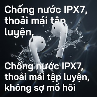 Tai Nghe Bluetooth P4 Tws 5.3 Chống Nước Và Chống Ồn, Âm Thanh Sống Động Đặc Biệt Cho Game Thủ