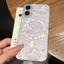 Hoa thỏ nhỏ cho iPhone17pro trường hợp hút từ 11 táo 131516pro sáng tạo 12 nữ
