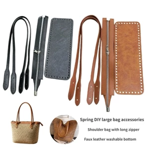 Túi xách bằng da Yoo PU Bộ dụng cụ đan Túi móc DIY Tay cầm túi