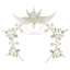 YOI Radiant Vàng Headpiece Cưới Trang Trí Tóc Cosplay Sự Kiện Băng Đô Quấn Tóc Cho Sự Kiện Đặc Biệt Và Chụp Ảnh Trang Phục