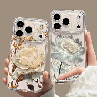 Ốp Lưng Cho VIVO Y21 2021 Y21T Y33T Y21S Y33S Y17 Y11 Y36 Y27 Y22S Y76 V23 V25 V27 Pro V27E V29E V30E Vỏ Điện Thoại Di Động Màu Tím Dễ Thương Hoa Sen Trong Suốt TPU Mềm Trong Suốt