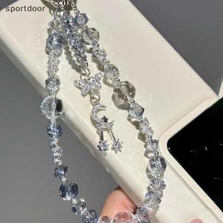 [sportoutdoor] 1 Cái Trong Suốt Nhiều Màu Sắc Kim Cương Giả Ngôi Sao Mặt Trăng Dây Điện Thoại Túi Xách Quyến Rũ Móc Khóa Thời Trang Lấp Lánh Hạt Pha Lê Mặt Dây Chuyền Dành Cho Nữ [out]