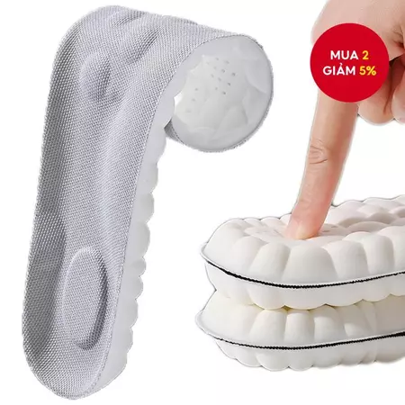 1 Cặp Elasti c Đế Thể Thao Cao Su Hỗ Trợ Vòm Mềm Thoáng Khí Khử Mùi Chống Sốc Miếng Lót Một Cặp Thể Thao Hàng Ngày Thoải Mái Thiết Yếu