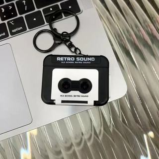 Retro Cassette Tape Móc Khóa Máy Nghe Nhạc Mini Ghi Âm Với Chức Năng Ghi Âm Giọng Nói Và Giai Điệu Phát Lại Cho Quà Tặng FXGE
