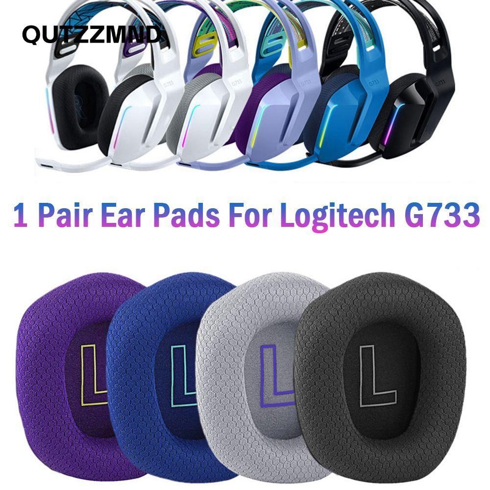 QUTZZMND 2 Miếng Đệm Tai Phụ Kiện Tai Nghe Chơi Game Earmuff Bọt Biển Đệm Cho G733