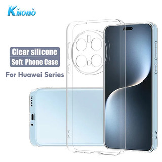 Ốp lưng chống vết bẩn pha lê trong suốt tương thích cho Huawei Pura 80 70 Ultra P60 P50 Mate 80 70 60 50 Pro Plus Max 5G Vỏ chống sốc trong suốt TPU mềm siêu mỏng
