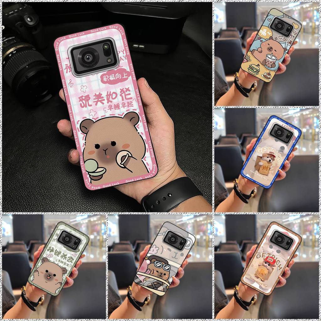 Túi Điện Thoại Sharp Aquos R6/SH-51B/P6/R6G, ốp lưng TPU mềm, thiết kế thời trang, graffiti cặp đôi, silicone chống va đập, chống bụi bẩn