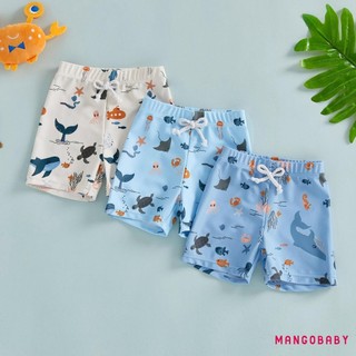 MG-Toddler Bé Trai Mùa Hè Quần Bơi Cua Bạch Tuộc In Nhanh Khô Bơi Ban Quần Short Đi Biển