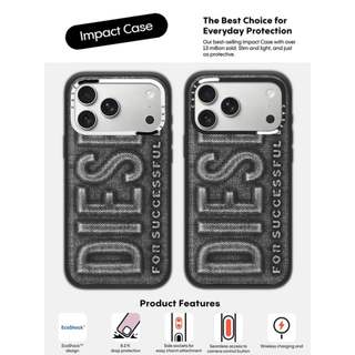 CASECASE X Đen Denim BiscottoCase Trắng Vòng Máy Ảnh Phiên Bản Mờ Đen Cứng Hút Từ Tính Tác Động Dành Cho Apple IPhone 13 14 15 16 17 Pro Max Air Plus Có Hộp