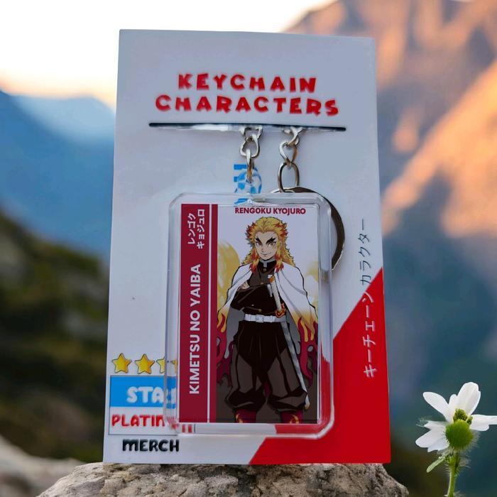 Gantungan Kunci Keychain Kimetsu no Yaiba - Keychain Demon Slayer - Ganci Anime - Gantungan Kunci Sanemi Shinaguzawa
