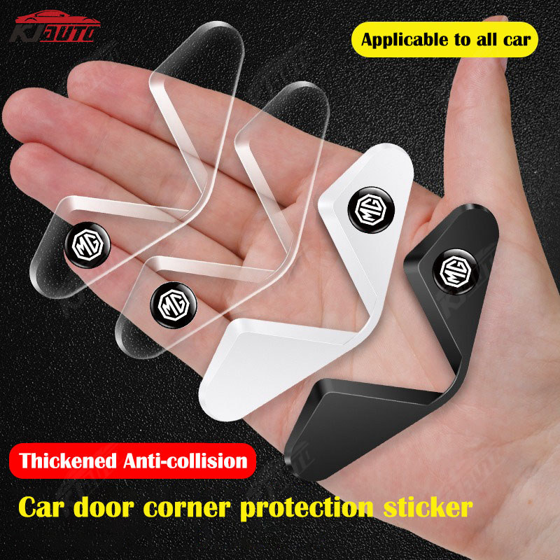 4 MG Cửa Xe Góc Miếng Dán Cửa Va Chạm Bảo Vệ Cho MG3 MG5 MG6 MG7 EP Pluse MG TF ZR ZS ES HS GS Morris 3