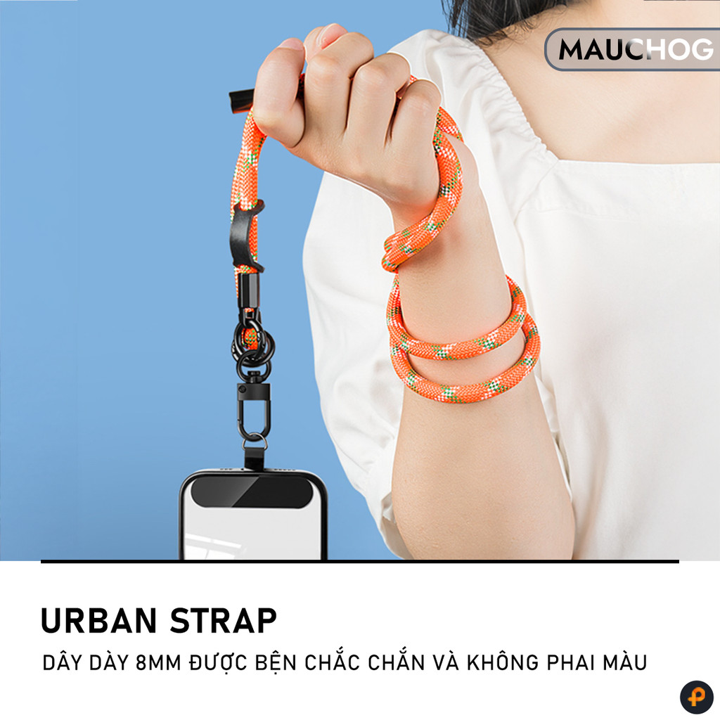 Dây Đeo Chéo Đeo Cổ Có Thể Điều Chỉnh Kích Thước Độ Dài 150cm Kèm Tag Treo Cho Mọi Dòng Điện Thoại