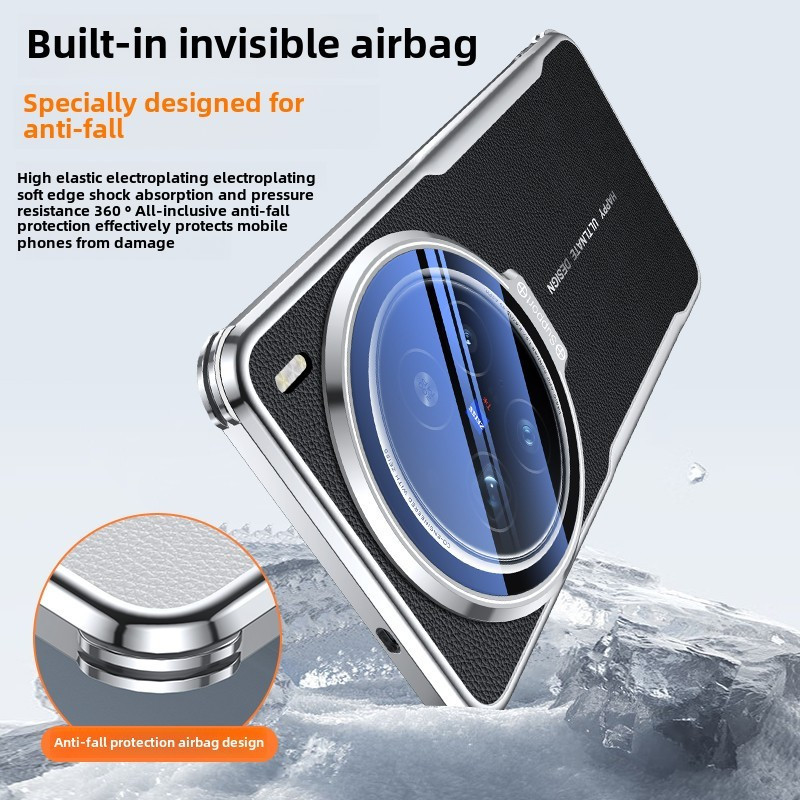 Ốp Lưng Cho VIVO X200 Pro Mini X200 Ultra X100 X100s Pro X100 Siêu Da Tản Nhiệt Với Kim Loại Ống Kính Bảo Vệ Phim Hỗ Trợ Vô Hình Vỏ Điện Thoại