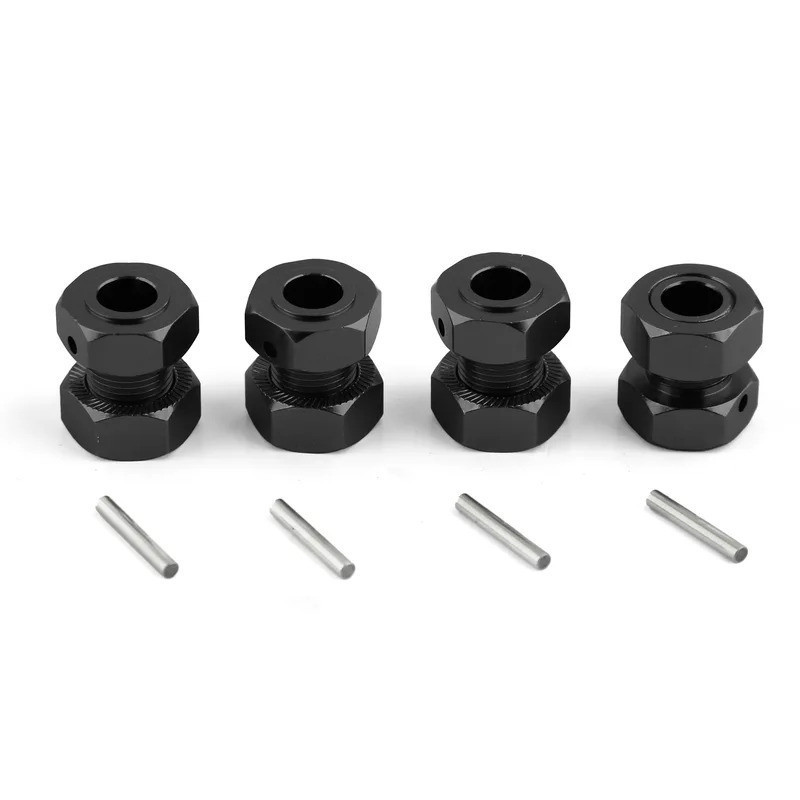 Bộ chuyển đổi trung tâm lục giác bánh xe mở rộng 17mm bằng kim loại cho Arrma 6S KRATON Typhon Outcast 1 / 7 Vi phạm không giới hạn Mojave Felony Nâng cấp