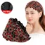 Dây buộc tóc lưới ren SHUPUN, Vòng buộc tóc bên rộng hoa, Ins co giãn họa tiết rỗng chống trượt Phụ kiện tóc