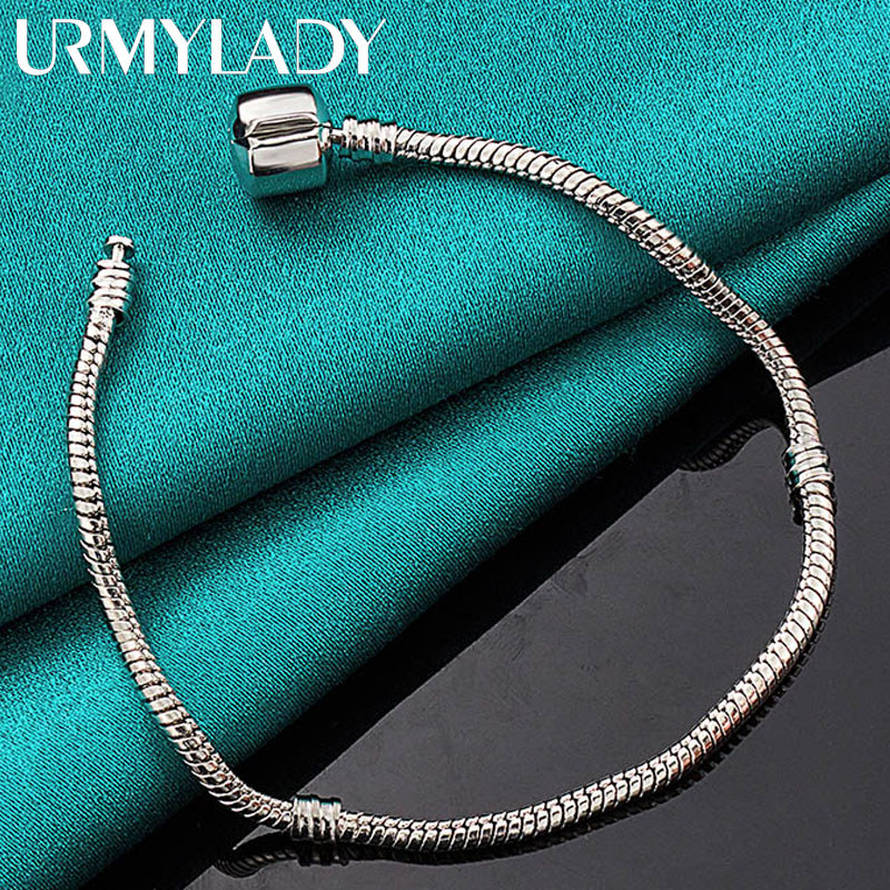 Vòng tay xích rắn bạc 925 cho nữ, phù hợp thời trang cưới và quyến rũ | URMYLADY