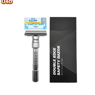 Dao cạo râu inox 304 cánh buớm đúc nguyên khối, 9 chế độ cạo + TẶNG 5 lưỡi