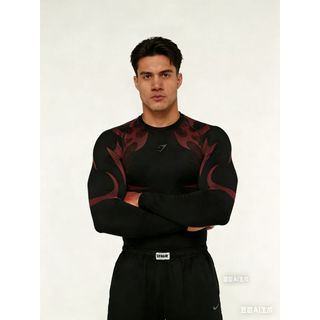 Gymshark Đáy Áo Thun Chặt, Co Dãn Tốt, Thoáng Khí, Dành Cho Nhiều Hoạt Động Thể Thao