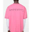 Áo thun Oversized Unisex thêu chữ AC cổ điển - Hồng / Đen / Trắng