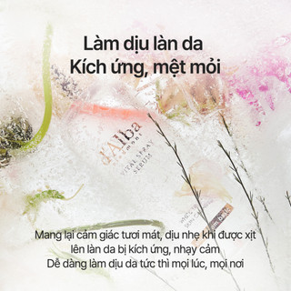 d'Alba Mineral Spray – Xịt Khoáng Dưỡng Ẩm, Làm Dịu Da, Mang Lại Cảm Giác Tươi Mát