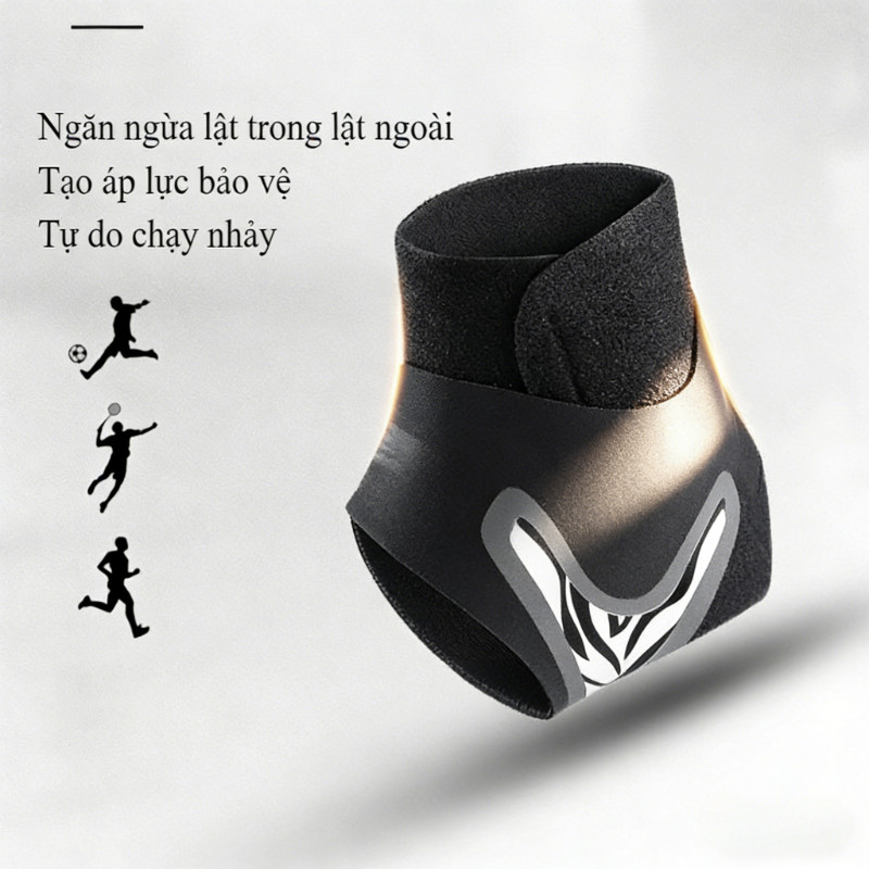 Băng Quấn Cổ Chân,Đai Hỗ Trợ Mắt Cá Chân Tập Gym, Thể Thao, Đạp Xe, Chạy Bộ,mỏng nhẹ thoáng khí