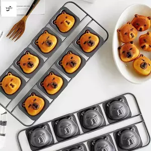 Khuôn làm bánh Kapibara Madeleine - Dụng cụ làm bánh hoạt hình chống dính bằng thép Carbon