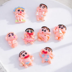 Set Charm Shin Tắm Bồn Cute – Charm Shin Meme Biểu Cảm Lầy Lội Trang Trí Dép Dễ Thương