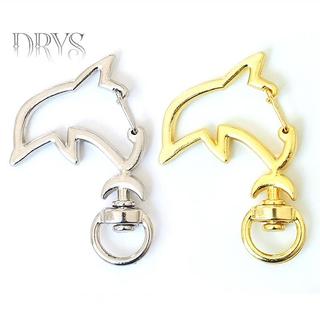 (TFT) 10 Chiếc Mặt Trăng Dễ Thương Ngôi Sao Trái Tim Mèo Động Vật Hoa Rỗng DIY Móc Khóa Phụ Kiện Tôm Hùm Khóa Vòng Chìa Khóa Với Vòng Mở 8mm MỚI