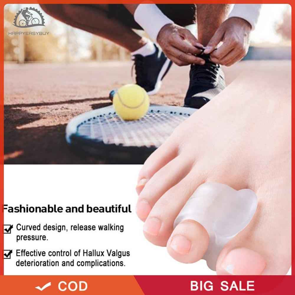 2 Chiếc Ngón Chân Tách Vòng Bunion Hallux Valgus Ngón Tay Cái Chỉnh Hình Massage Chỉnh Hình Bảo Vệ Xương Chồng Lên Móng Chân