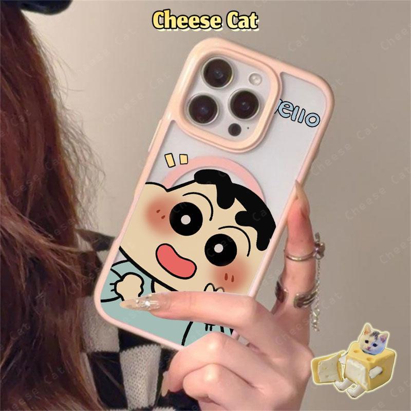 Phim hoạt hình cư xử tốt và dễ thương Ốp điện thoại từ tính cho iPhone 11 12 13 14 15 16 17 Pro Max 7 Plus XR Xs Max