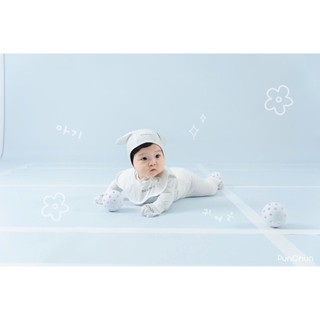 Punchun SS26.T2 Bộ dài cúc chéo Punchun Cup cho bé