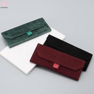 [PCW-T] Hộp nhung gấp hình tam giác đựng kính râm/kính đọc sách, chống nén, mềm, thiết kế thanh lịch