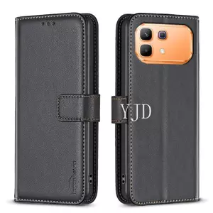 Ốp Lưng Cho Infinix Note 60 Pro X6878 X6879 Khe Cắm Thẻ Da Cao Cấp Chống Rơi Vỏ Điện Thoại