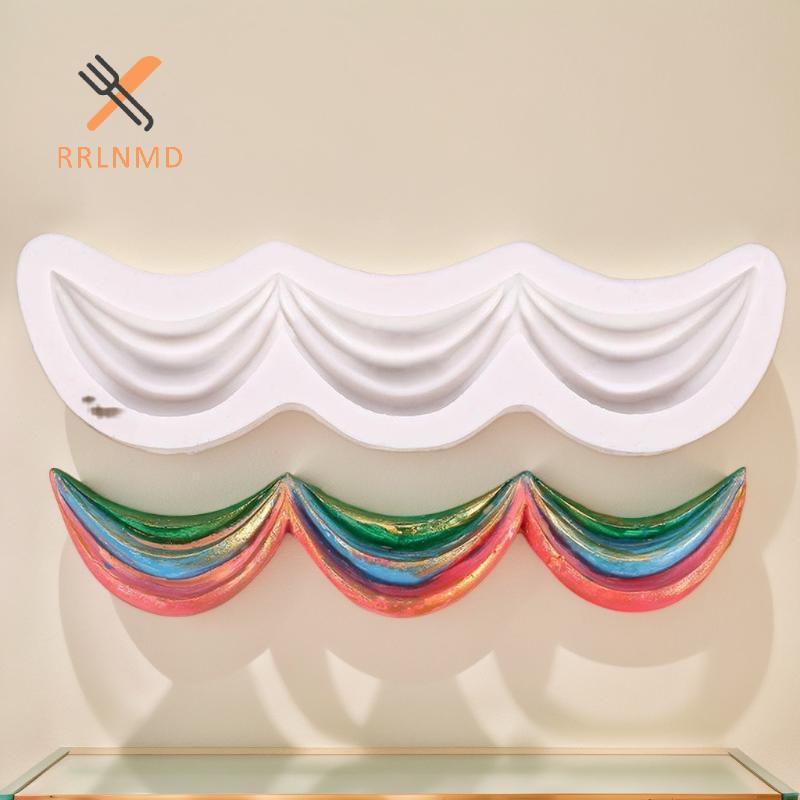 RRLNMD Hoa Văn Trang Trí Silicon Sugarcraft Khuôn Nhựa Dụng Cụ Cupcake Fondant Bánh Trang Trí Dụng Cụ MỚI