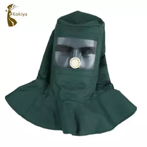 Áo choàng bảo hộ hood cloak thoáng khí dành cho phun cát và đánh bóng - Chống bụi chuyên nghiệp