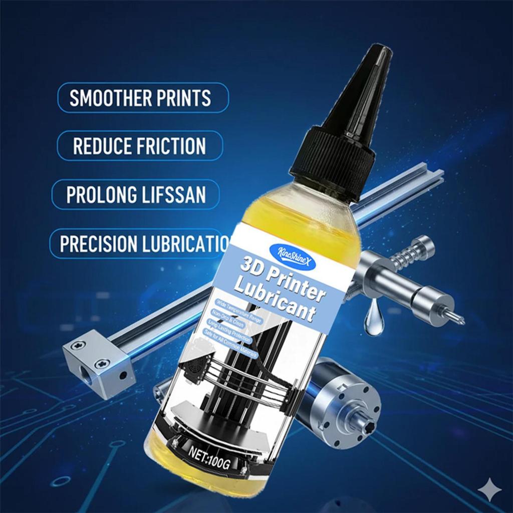 Dầu bôi trơn máy in 3D 100g Máy in 3D chống nấm mốc Lubricat dành cho người sở thích Chuyên nghiệp Kỹ thuật viên Người đam mê jiwvn