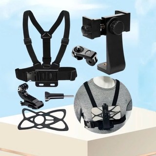 Bộ Dây Đai Đeo Ngực Gắn Điện Thoại, Camera Hành Trình, Gopro,Đa Dạng Mẫu, Phụ Kiện Chắc Chắn Quay Video, Vlog