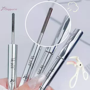 < Chaisi > Kim Loại Sắt Mi Mascara Sợi Lụa Chống Thấm Nước Mascara Đen Dài Uốn Lông Mi Nối Mi Không Tắc Mắt Mỹ Phẩm Trang Điểm