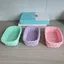 Giỏ đan MARGREDY, Giỏ mây giả hình trái tim dệt bằng tay, Giỏ phục vụ dã ngoại bằng nhựa Phục vụ bánh mì