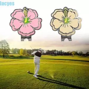 LACYES Golf Cap Clip, Từ Tính Bền Kim Loại Đánh Dấu Bóng Golf, Mũ Thể Thao Hai Kiểu Vị Trí Bóng Trang Trí Mũ Golf Marker Nữ Cô Gái